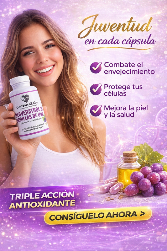 Resveratrol Premium- El antioxidante más poderoso 100% Efectivo